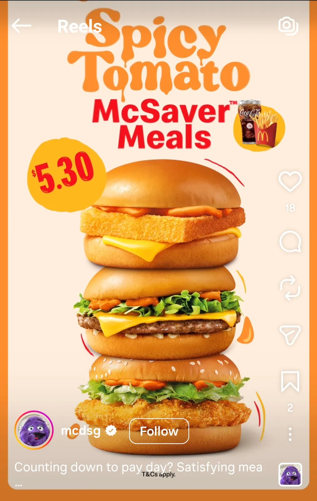Mc Saver Meals