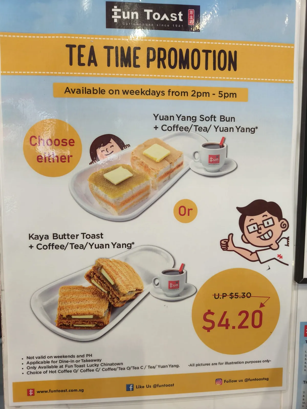 Fun Toast Chinatown-Weekdays deal!