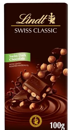 Lindt Dark Chocolate Bar Hazelnut for Chocolate Lovers