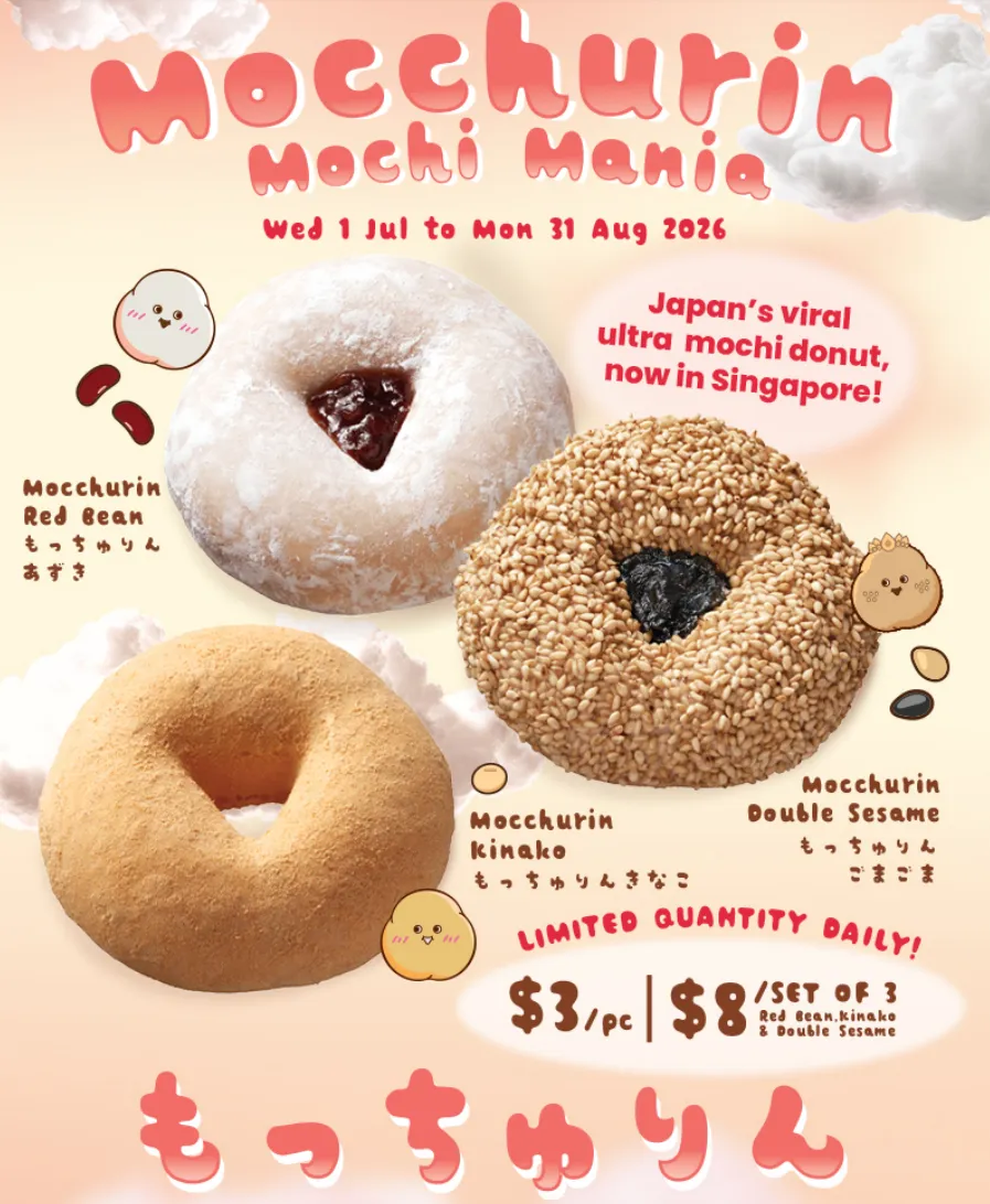 Mr Donut Mocchurin Mochi Deal!