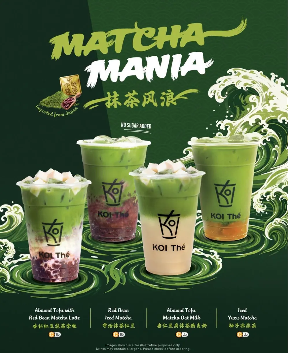 Matcha Mania at Koi Thé- Your Shiokzone Tea Deal!